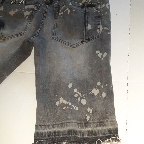 Vintage Americana Men's Distressed Jean Shorts 32 - Picture 11 of 14